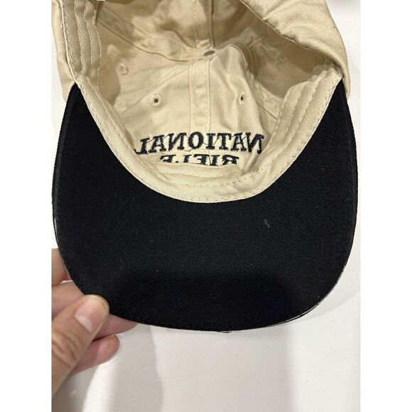 🌼5for$25🌼Men's Hat Cap Tan Black National Rifle Association Gold Eagle - Picture 7 of 7